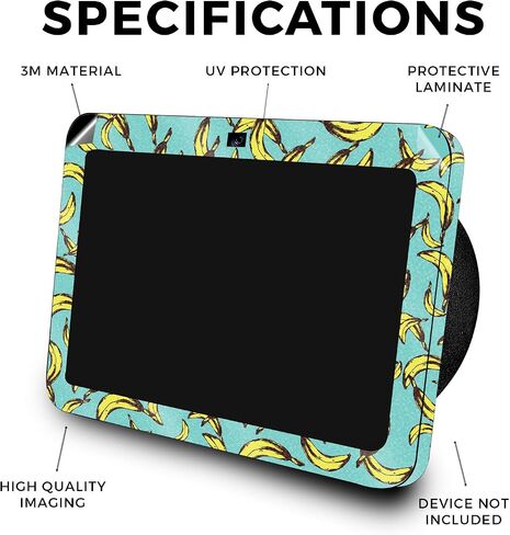 غلاف من ألياف الكربون متوافق مع Amazon Echo Show 8 (الجيل الثالث، 2023) - سوشي - غطاء لاصق واقٍ من الفينيل الفاخر 3M - سهل الاستخدام | صُنع في الولايات المتحدة الأمريكية بواسطة MightySkins in Saudi Arabia
