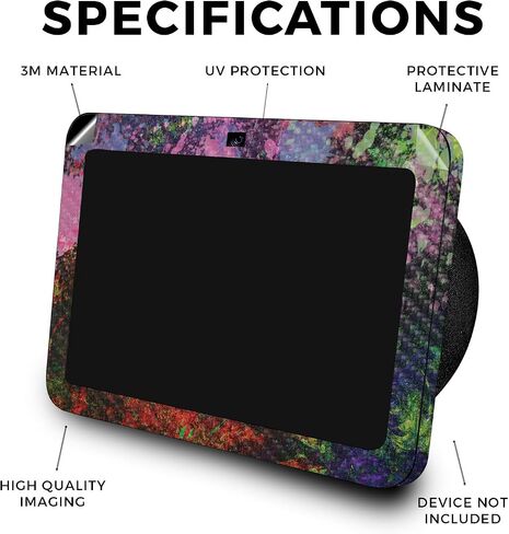 غلاف من ألياف الكربون متوافق مع Amazon Echo Show 8 (الجيل الثالث، 2023) - سوشي - غطاء لاصق واقٍ من الفينيل الفاخر 3M - سهل الاستخدام | صُنع في الولايات المتحدة الأمريكية بواسطة MightySkins in Saudi Arabia