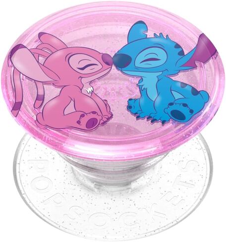 مقبض هاتف PopSockets مع مسند ممتد، غرزة ديزني - Angel & Stitch Forever in Kuwait