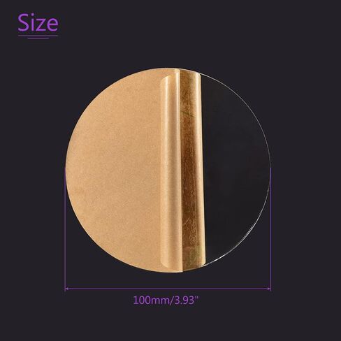 DMiotech 4" Diameter 6mm Thick Acrylic Sheet Circle Round Disc PMMA Acrylic Board for Craft DIY Display Project Sign Blank Clear in Saudi Arabia