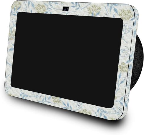 Carbon Fiber Skin Compatible with Amazon Echo Show 8 (3rd Gen, 2023) - Blue Vintage - Premium 3M Vinyl Protective Wrap Decal Cover - Easy to Apply | Crafted in The USA by MightySkins in Saudi Arabia