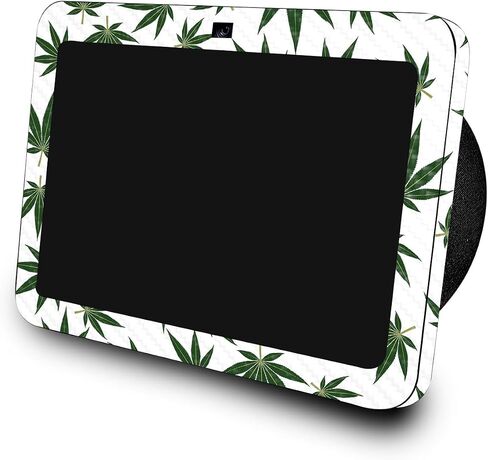 Carbon Fiber Skin Compatible with Amazon Echo Show 8 (3rd Gen, 2023) - Blue Vintage - Premium 3M Vinyl Protective Wrap Decal Cover - Easy to Apply | Crafted in The USA by MightySkins in Saudi Arabia