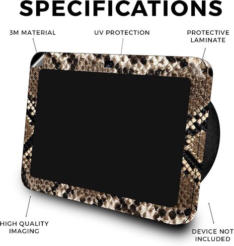 Carbon Fiber Skin Compatible with Amazon Echo Show 8 (3rd Gen, 2023) - Blue Vintage - Premium 3M Vinyl Protective Wrap Decal Cover - Easy to Apply | Crafted in The USA by MightySkins in Saudi Arabia
