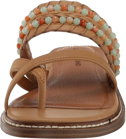 Lucky Brand Women's KAYKEY Flat Sandal, Sandstorm, 7 in Saudi Arabia