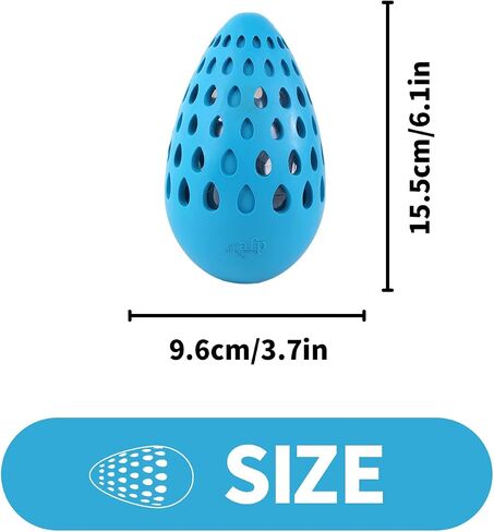 ALL FOR PAWS tumblers Erratic Ball Dog Fetch Toy Durable Squeaker topple Dog Toy Egg for Dogs Rubber Dog Toy Meta Ball (Holey Egg Indestructible M) Meta Ball for Small to Medium-Sized Dogs in Saudi Arabia