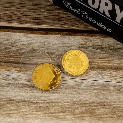 12 قطعة عملات تحدي دونالد ترامب تحافظ على أمريكا عظيمة 2024 تذكارية للرئيس النسر مطلية بالذهب قابلة للتجميع ترامب بضائع MAGA معجبين مجموعات هدايا مضحكة للرجال in Kuwait