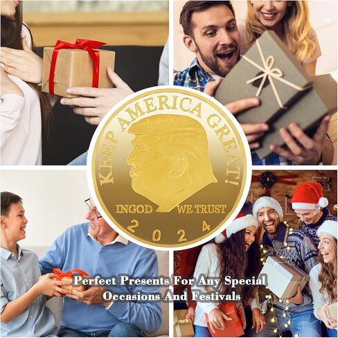 12 قطعة عملات تحدي دونالد ترامب تحافظ على أمريكا عظيمة 2024 تذكارية للرئيس النسر مطلية بالذهب قابلة للتجميع ترامب بضائع MAGA معجبين مجموعات هدايا مضحكة للرجال in Kuwait