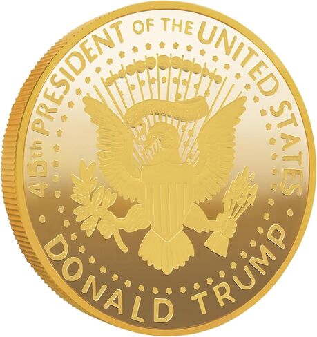 12 قطعة عملات تحدي دونالد ترامب تحافظ على أمريكا عظيمة 2024 تذكارية للرئيس النسر مطلية بالذهب قابلة للتجميع ترامب بضائع MAGA معجبين مجموعات هدايا مضحكة للرجال in Kuwait