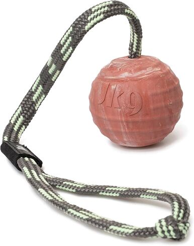 Julius-K9 IDC Natural Rubber Ball with Closable Handle, Horizontally Grooved, 70 mm in Saudi Arabia