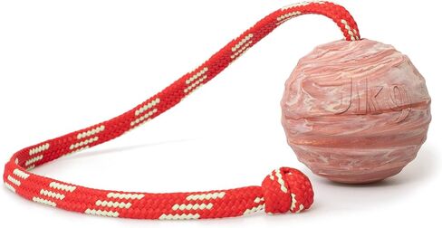 Julius-K9 IDC Natural Rubber Ball with Closable Handle, Horizontally Grooved, 70 mm in Saudi Arabia
