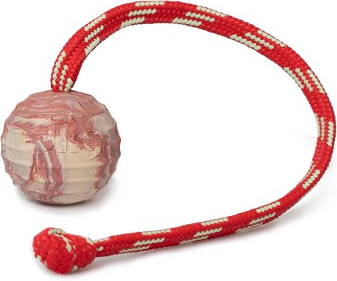 Julius-K9 IDC Natural Rubber Ball with Closable Handle, Horizontally Grooved, 70 mm in Saudi Arabia