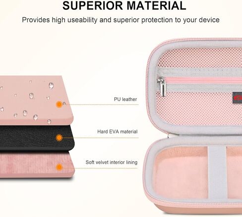 Elonbo Digital Camera Carrying Case for CAMKORY/for toberto/for AiTechny/for VAHOIALD/for IWEUKJLO FHD 1080P Camera, Boys Girls Kids Compact Small Camera Storage Protective Bag, Dark Black in Saudi Arabia