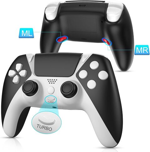 وحدة تحكم لاسلكية OUBANG YMIR لجهاز تحكم PS4/Slim/Pro/PC، لوحة تحكم عن بعد لجهاز PS4/Steam/iOS/MAC مع عصا تحكم بتأثير Hall، وظيفة برمجة رسم خرائط توربو، والاهتزاز، ومستشعر الحركة in Kuwait