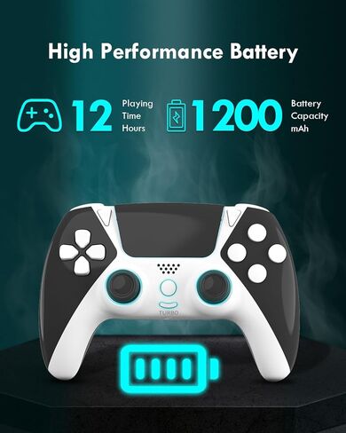 وحدة تحكم لاسلكية OUBANG YMIR لجهاز تحكم PS4/Slim/Pro/PC، لوحة تحكم عن بعد لجهاز PS4/Steam/iOS/MAC مع عصا تحكم بتأثير Hall، وظيفة برمجة رسم خرائط توربو، والاهتزاز، ومستشعر الحركة in Kuwait