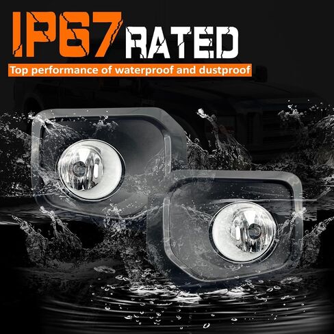 LED 4 eyes Fog Lights fit for 2016 2017 2018 2019 2020 2021 2022 2023 Toyota Tacoma (Fits SR, SR5 Model Only), A Pair Front Bumper Driving Fog Lamps with DRL and Turn Signal Light- Clear Lens in Saudi Arabia