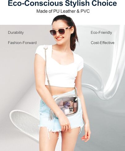 محافظ شفافة من PACKISM للنساء في الاستاد وحقيبة حبال شفافة للحفلات الموسيقية والمهرجانات الرياضية والأحداث ويوم الألعاب، مجموعة تخفيضات in Kuwait