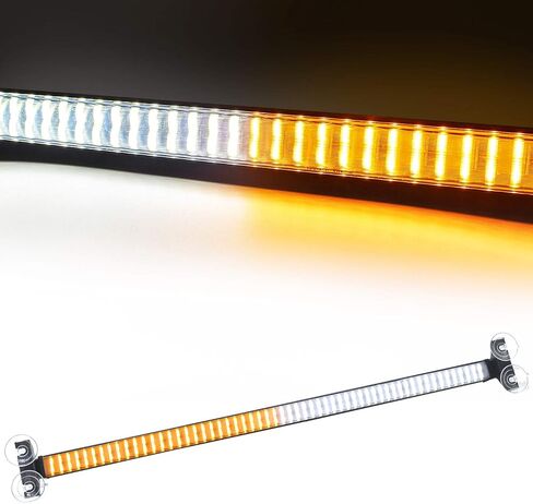 SENSHINE 12V Car Truck Emergency Strobe Flash Light Sucker Dashboard Interior Windshield Warning Light Bar Current 120 LED 120W Blue White in Saudi Arabia