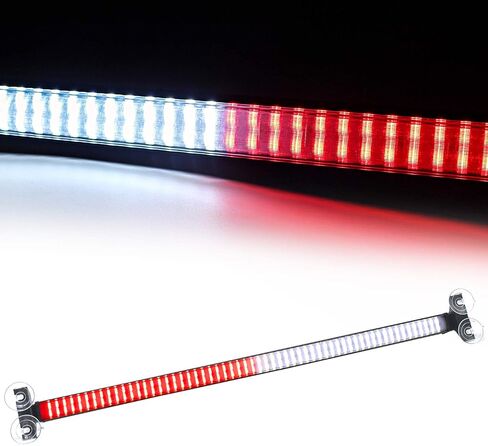 SENSHINE 12V Car Truck Emergency Strobe Flash Light Sucker Dashboard Interior Windshield Warning Light Bar Current 120 LED 120W Blue White in Saudi Arabia
