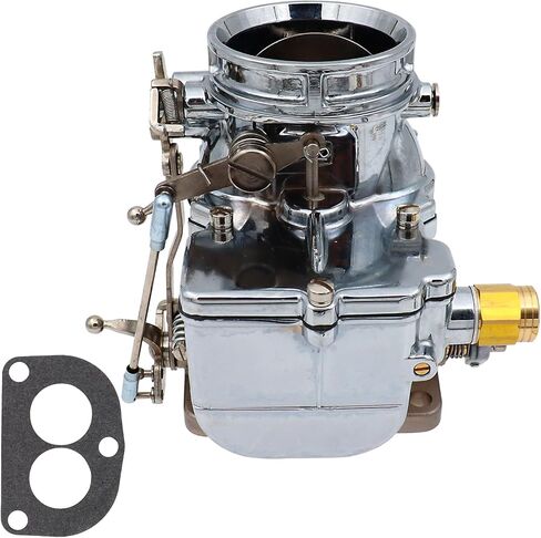 مكربن ​​جديد 2 برميل لسترومبيرج 97 ستايل لهولي 94 3 بولت سبيدواي 9-سوبر-7 كارب مناسب لعام 1997 لمحركات فورد ميركوري 1949-1953 لمسة نهائية من الكروم اليدوي in Kuwait