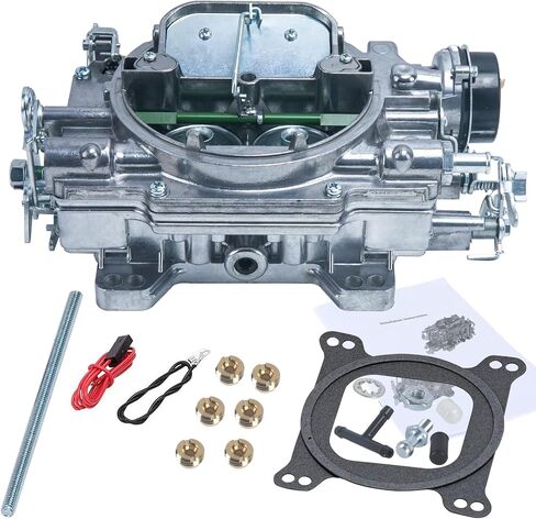 1407 High Performer 750CFM Series Marine Square Bore 4-Barrel Air Valve Secondary Manual Choke Carburetor Replacement for Edelbrock 750CFM Carburetor (1407-750 Manual) in Saudi Arabia