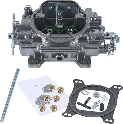 1407 High Performer 750CFM Series Marine Square Bore 4-Barrel Air Valve Secondary Manual Choke Carburetor Replacement for Edelbrock 750CFM Carburetor (1407-750 Manual) in Saudi Arabia