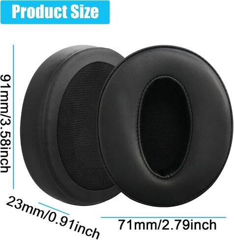 Replacement Ear Pads for Sennheiser HD4.50BT, Headphones Ear Cushions Covers for HD4.50BTNC, HD4.40BT,HD450BT HD430 HD440 HD350BT HD400S HD458BT HD300 Headset Accessories Ear Cups Repair Parts in Saudi Arabia