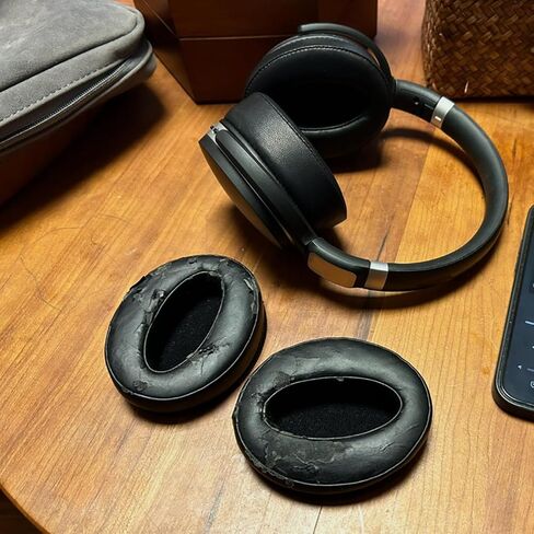 Replacement Ear Pads for Sennheiser HD4.50BT, Headphones Ear Cushions Covers for HD4.50BTNC, HD4.40BT,HD450BT HD430 HD440 HD350BT HD400S HD458BT HD300 Headset Accessories Ear Cups Repair Parts in Saudi Arabia