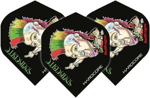 RED DRAGON Peter Wright Snakebite Dart Flights Checkout Card in Saudi Arabia
