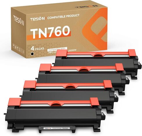 استبدال مسحوق الحبر المتوافق مع TN-760 لخرطوشة الحبر Brother TN760 TN730 لطابعة MFC-L2710DW HL-L2350DW HL-L2390DW HL-L2370DW HL-L2395DW MFC-L2750DW DCP-L2550DW إصدار 4PK 2024 in Kuwait