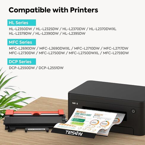استبدال مسحوق الحبر المتوافق مع TN-760 لخرطوشة الحبر Brother TN760 TN730 لطابعة MFC-L2710DW HL-L2350DW HL-L2390DW HL-L2370DW HL-L2395DW MFC-L2750DW DCP-L2550DW إصدار 4PK 2024 in Kuwait