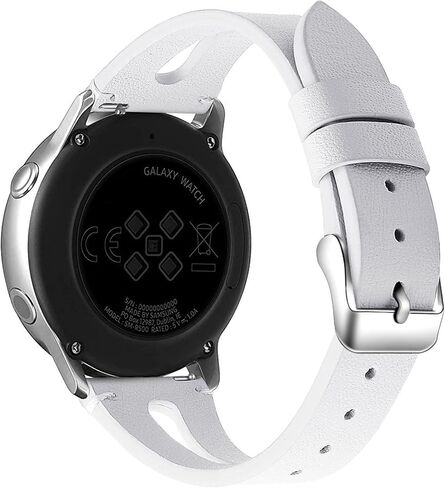 متوافق مع أساور الساعة الذكية Withings، 18 مم، 20 مم بديل حزام جلدي نحيف عتيق للنساء والرجال وإكسسوارات سوار المعصم in Kuwait