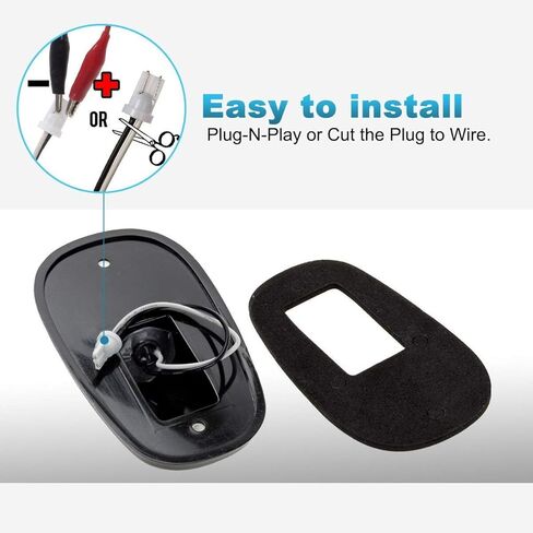 KOMAS 5pcs Cab Roof Marker Lights, Roof Top Lamp Running Light Replacement for 1994-2002 Dodge Ram 1500 2500 3500 4500, and other Truck,SUV (Amber Lens With Amber LED) in Kuwait