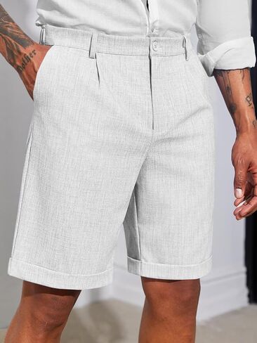 PASLTER شورت رجالي رسمي من Chino Golf شورت كاجوال للعمل خفيف الوزن للصيف in Kuwait