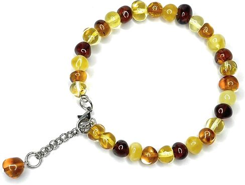 Natural Baltic Amber Women's Bracelet.Amber Bracelet for Adults. in Saudi Arabia