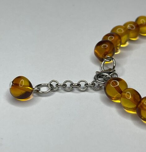 Natural Baltic Amber Women's Bracelet.Amber Bracelet for Adults. in Saudi Arabia
