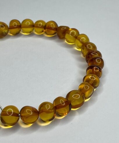 Natural Baltic Amber Women's Bracelet.Amber Bracelet for Adults. in Saudi Arabia
