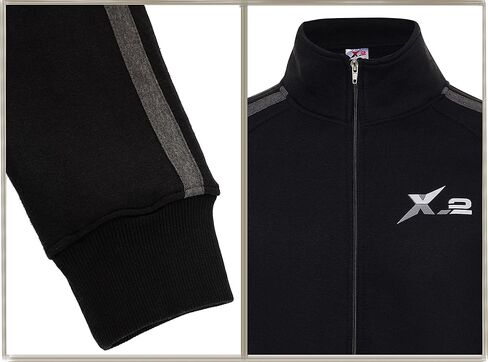 SKYLINEWEARS Men's Activewear Full Zip Warm Tracksuit Sports Set Casual Sweat Suit 2 Piece Set in Kuwait