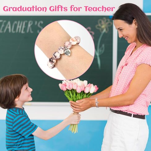 Erweicet Teacher Appreciation Gifts for Women, End Of Year Teacher Appreciation Gifts Bracelet from Students for Women in Saudi Arabia