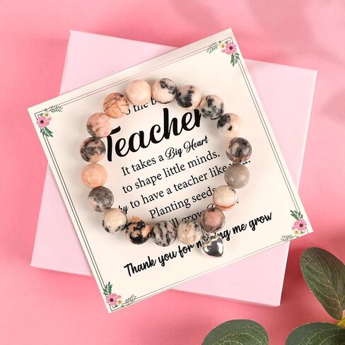Erweicet Teacher Appreciation Gifts for Women, End Of Year Teacher Appreciation Gifts Bracelet from Students for Women in Saudi Arabia