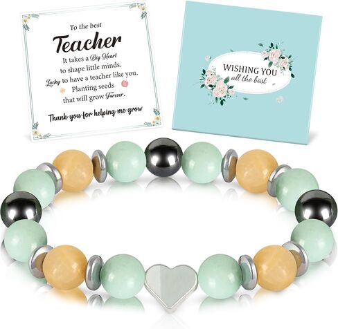 Erweicet Teacher Appreciation Gifts for Women, End Of Year Teacher Appreciation Gifts Bracelet from Students for Women in Saudi Arabia