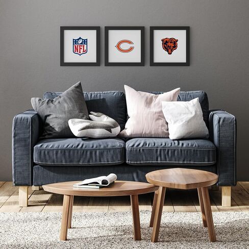 Trends International Gallery Pops NFL Philadelphia Eagles - Drip Helmet Wall Art Wall Poster, 12.00" x 12.00", Black Frame Version in Saudi Arabia