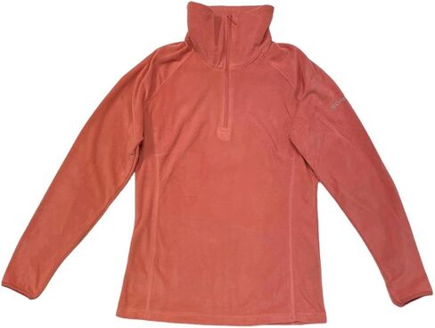Columbia Women Arctic Air Half Zip Polar Fleece Pullover Jacket (US, Alpha, Large, Regular, Regular, Peach) in Saudi Arabia