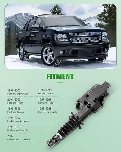 SCITOO 746-157 Front Rear Right/Left Power Door Lock Actuators Front Left Door Latch Replacement Fits for 1997-2003 for FORD for F-150 1998-2003 for LINCOLN Town Car 1996-1998 for MERCURY Sable in Saudi Arabia