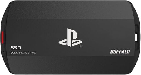 BUFFALO External SSD 1.0TB Officially Licensed Product, Compatible with PS 5 / PS 4 Consoles - USB3.2 Gen2 Type A and C - Portable Anti Shock IP55 Dust and Water Resistant SSD-PHO1.0U3B in Saudi Arabia