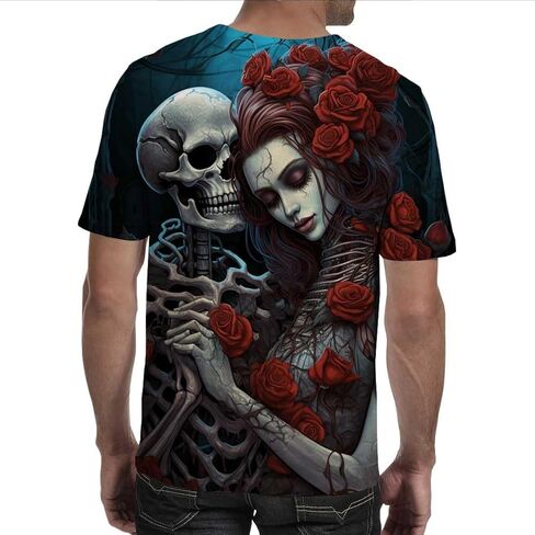 Men's T-Shirt 3D Print T Shirt Men Crewneck Short Sleeve Tee Funny Graphic Tee for Men Women in Saudi Arabia