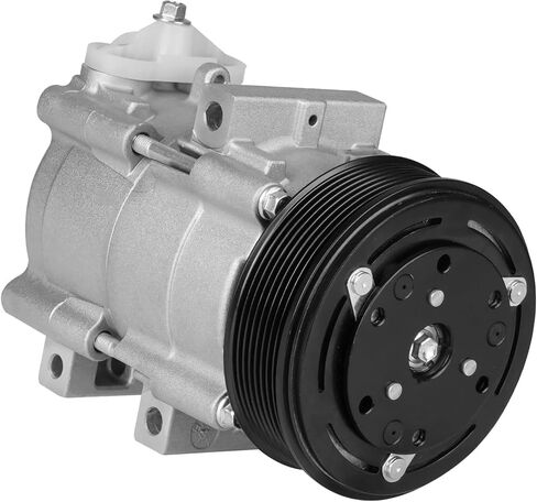 ضاغط تكييف هواء جديد مع قابض لـ 1997-2001 Ford F150 4.6L 5.4L، 97-99 F250 4.6L 5.4L، 99-07 F250 F350 Super Duty 5.4L 6.0L 6.8L in Kuwait