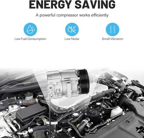 ضاغط تكييف هواء جديد مع قابض لـ 1997-2001 Ford F150 4.6L 5.4L، 97-99 F250 4.6L 5.4L، 99-07 F250 F350 Super Duty 5.4L 6.0L 6.8L in Kuwait