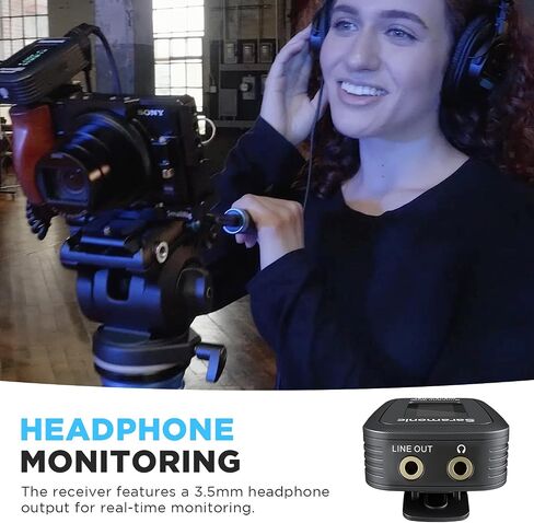 Saramonic Upgraded Blink500 Pro B2 2.4GHz Dual-Channel Wireless Lavalier Microphone for DSLR Video Camera Android iPhone Tablet PC Computer Recording Facebook YouTube Podcast Vlog Interview (B2) in Saudi Arabia