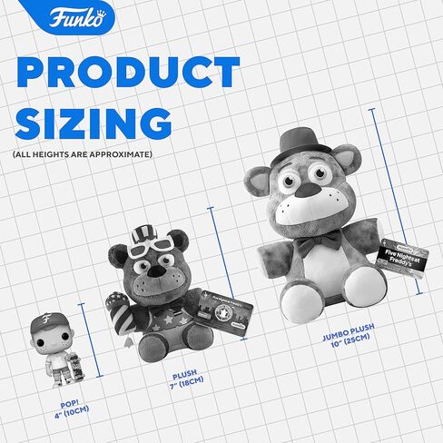 Funko POP Plush: Five Nights at Freddy's Dreadbear - Dreadbear, Multicolor, 6 inches (56189) in Saudi Arabia