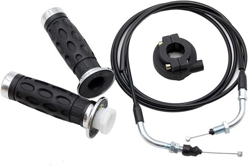 Throttle Twist Grip Set, PRO BAT, Universal Throttle Twist Grip Set with 82"/2080mm Scooter Throttle Cable for 50cc 80cc 125cc 150cc GY6 4 Stroke Scooter Motorcycle Moped ATV in Saudi Arabia